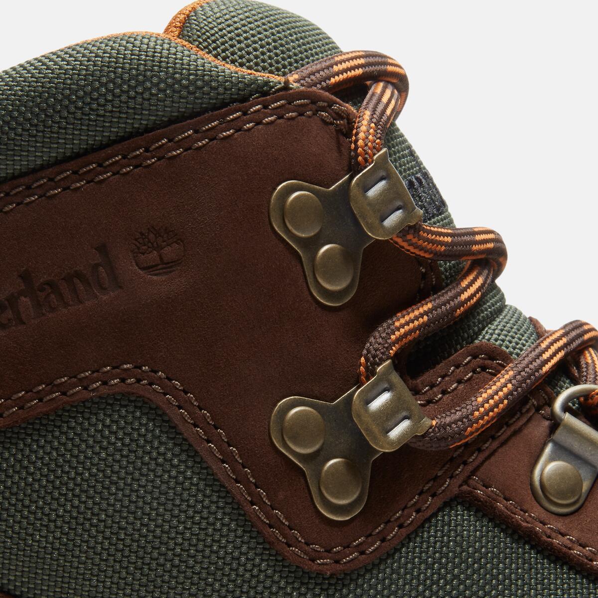 TIMBERLAND Men's Euro Hiker Mid Dark Brown Nubuck - Image 7