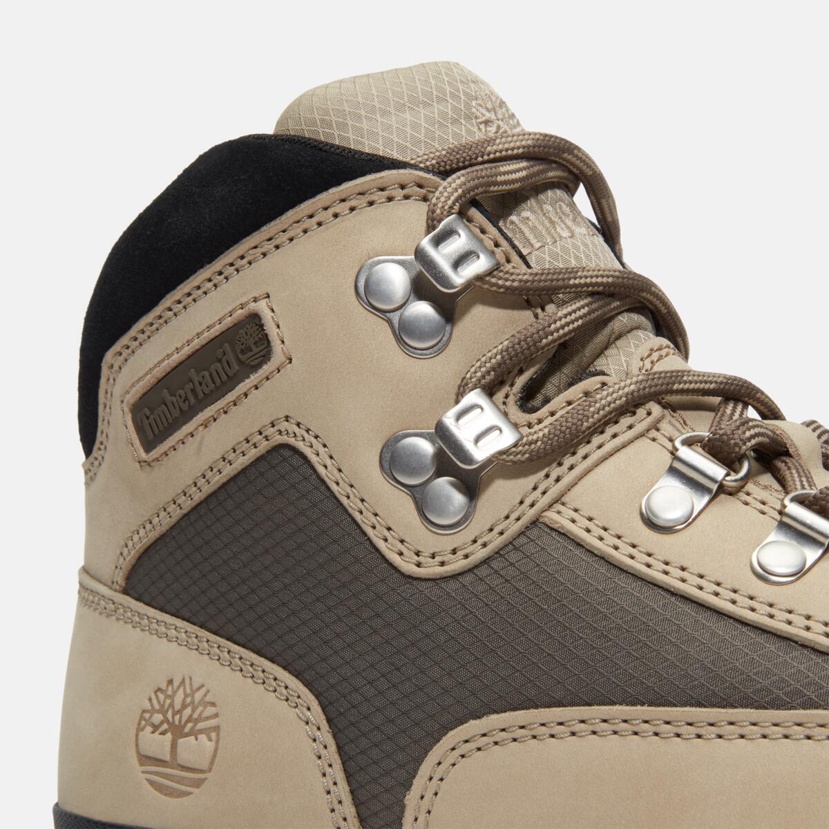 TIMBERLAND Men's Euro Hiker Mid Light Brown Nubuck - Image 7