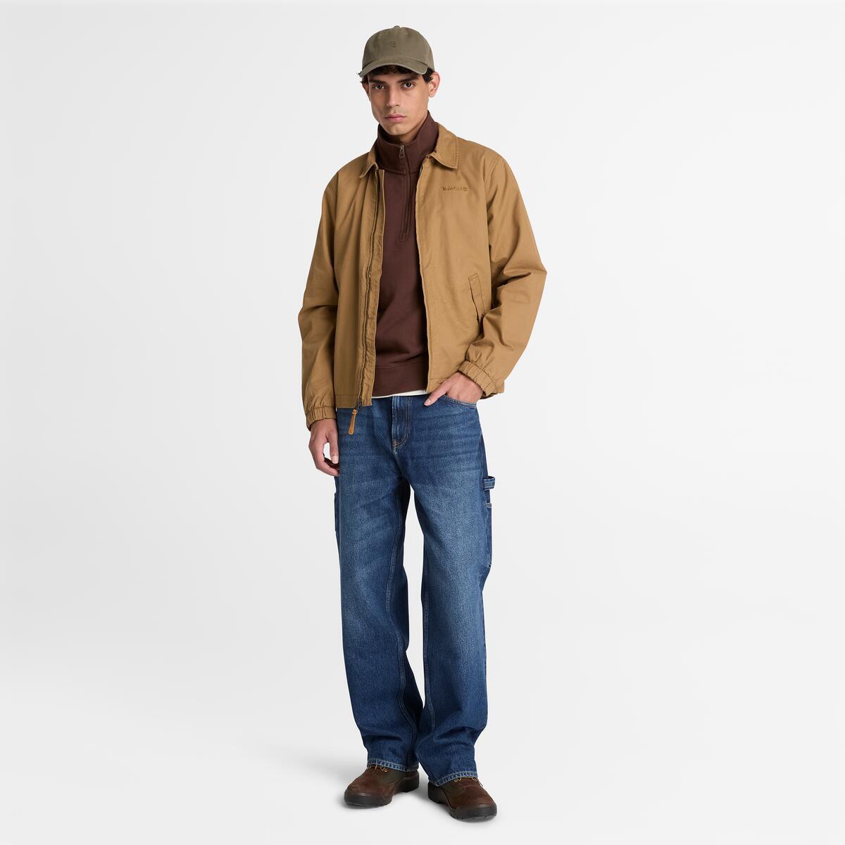 TIMBERLAND Men's Exeter River 1/4 Zip Chicory Coffee - Image 2