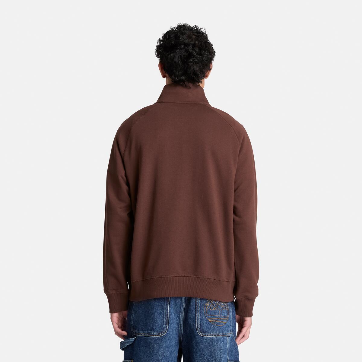TIMBERLAND Men's Exeter River 1/4 Zip Chicory Coffee - Image 4