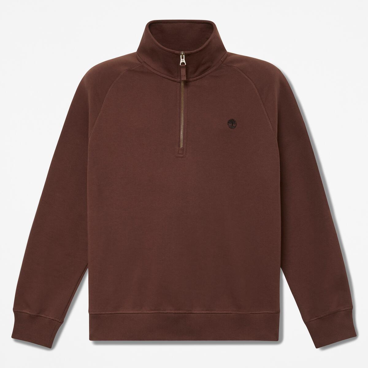 TIMBERLAND Men's Exeter River 1/4 Zip Chicory Coffee - Image 5