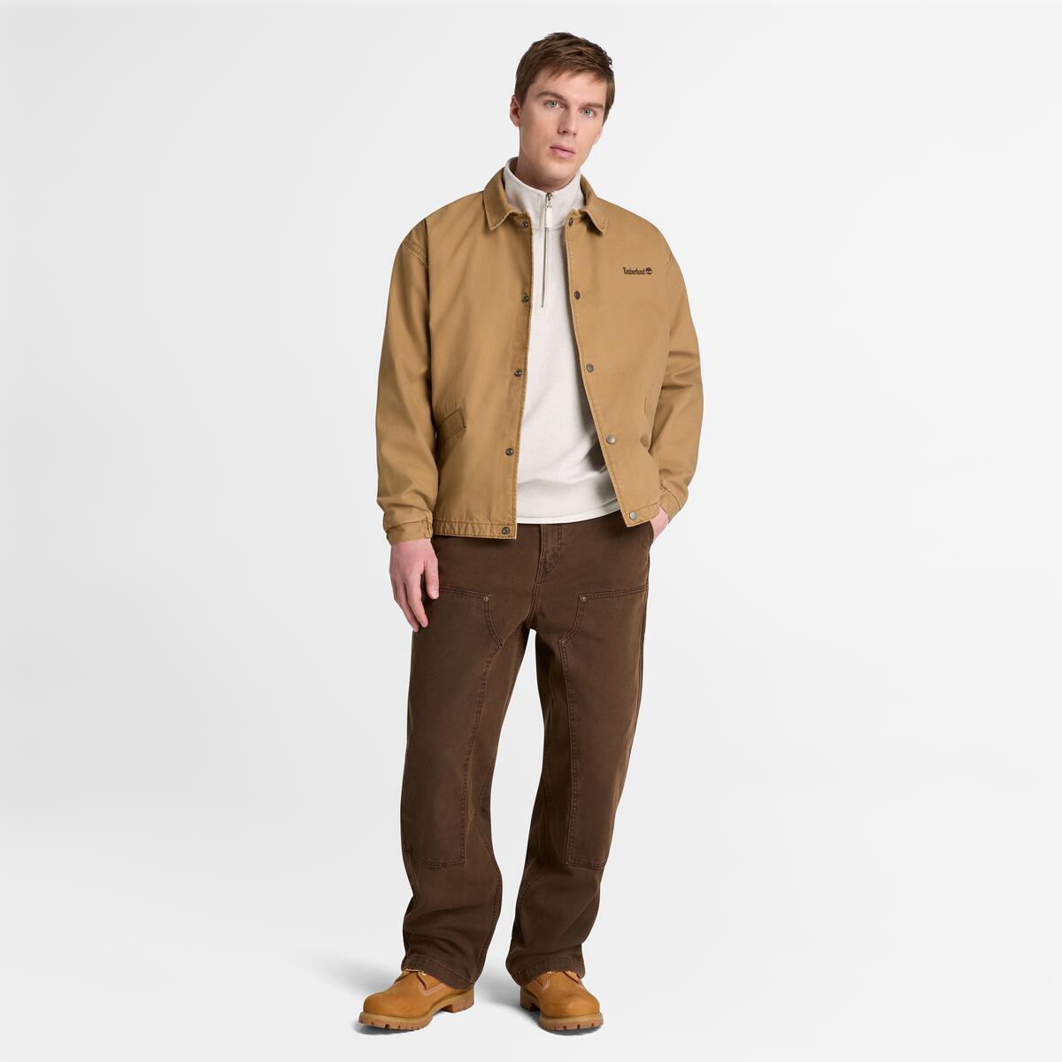 TIMBERLAND Men's Exeter River 1/4 Zip Light Oatmeal Heath - Image 2