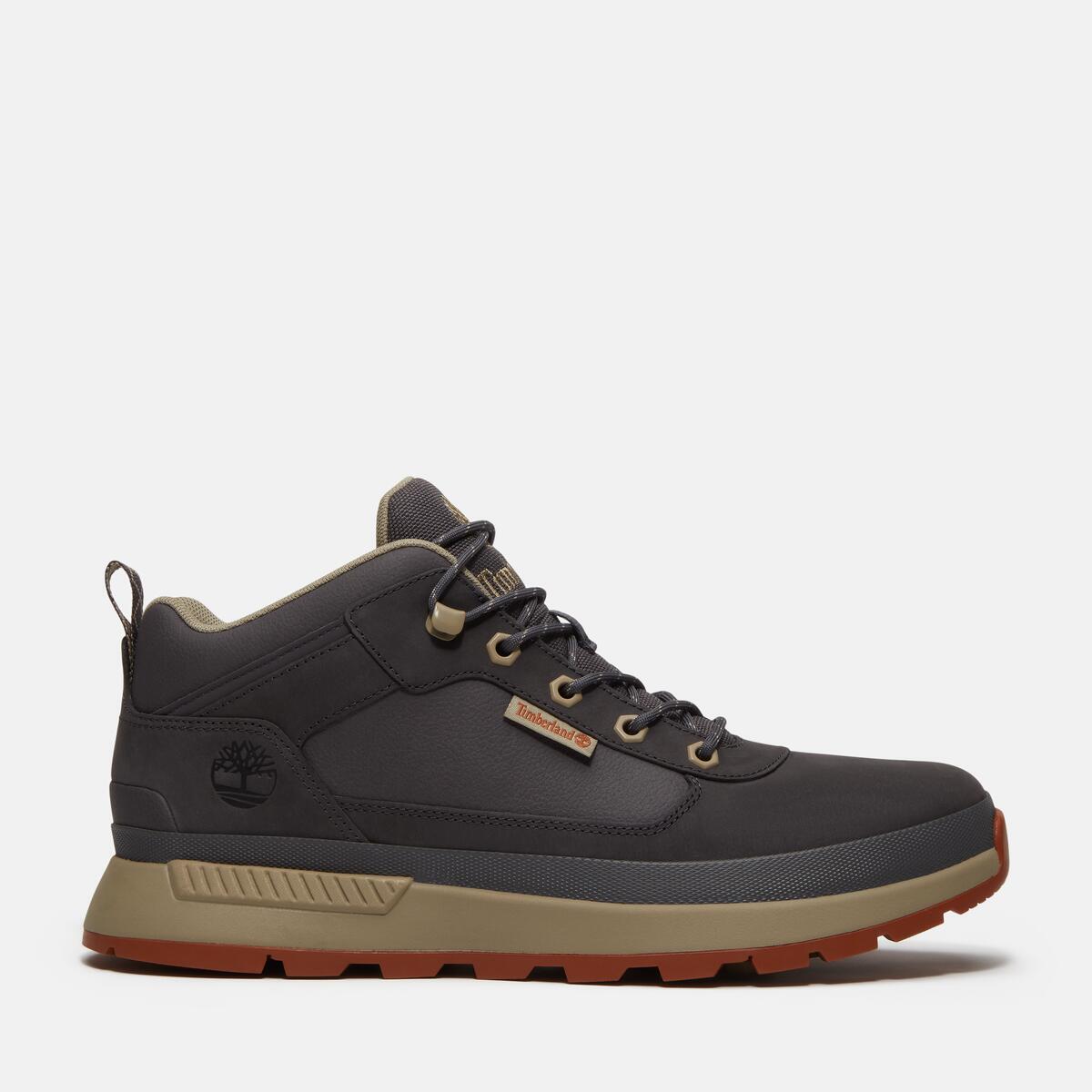 TIMBERLAND Men's Field Trekker Mid Dark Grey Nubuck - Image 1
