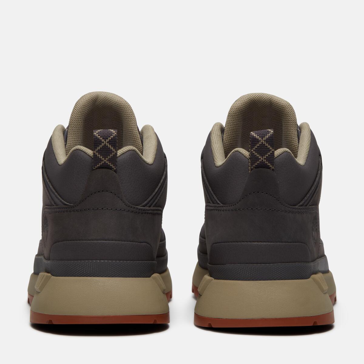 TIMBERLAND Men's Field Trekker Mid Dark Grey Nubuck - Image 5