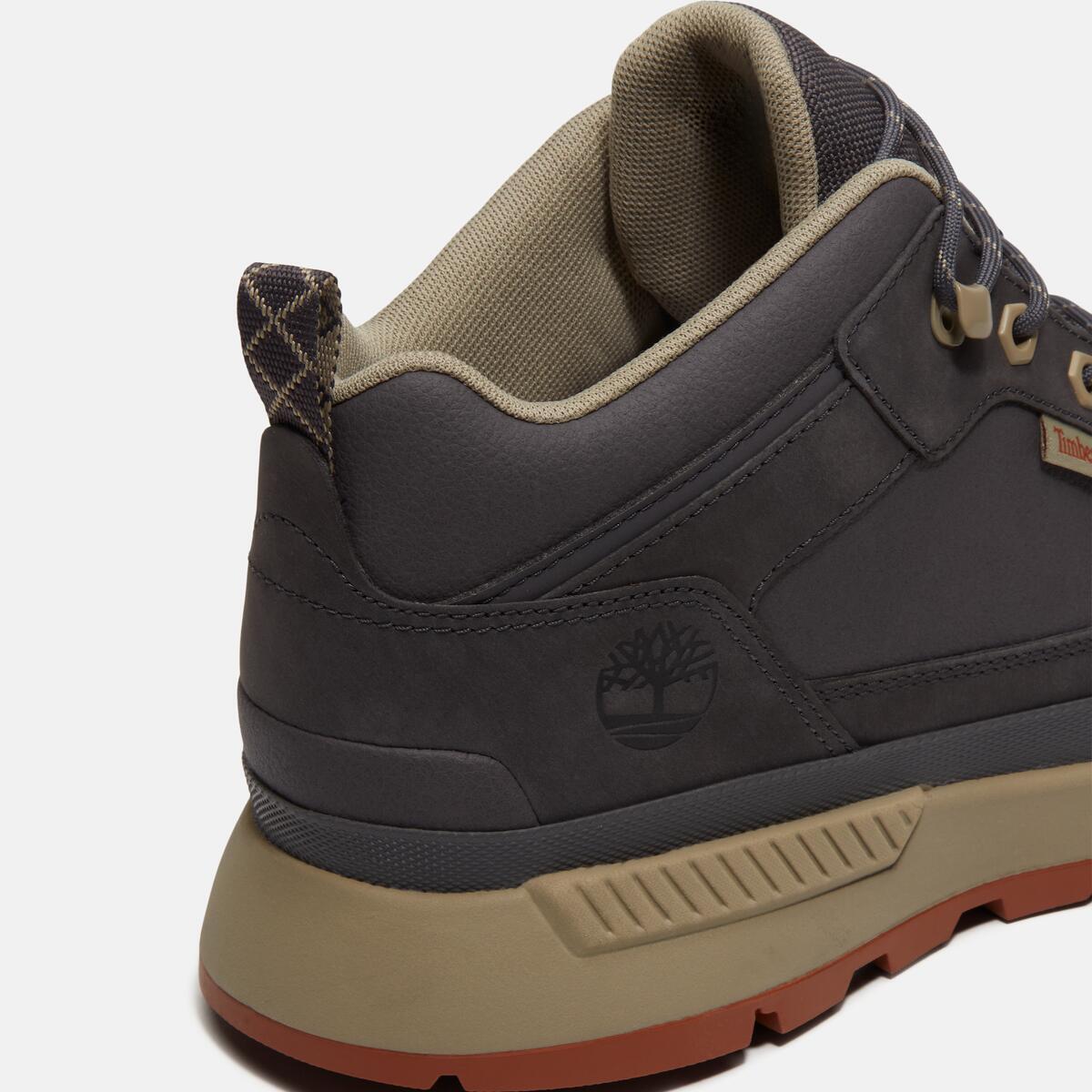 TIMBERLAND Men's Field Trekker Mid Dark Grey Nubuck - Image 7