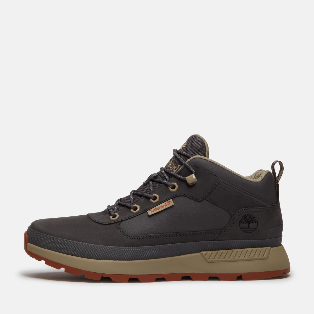 TIMBERLAND Men's Field Trekker Mid Dark Grey Nubuck - Image 8