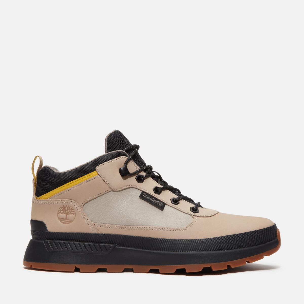 TIMBERLAND Men's Field Trekker Mid Light Taupe Nubuck - Image 1