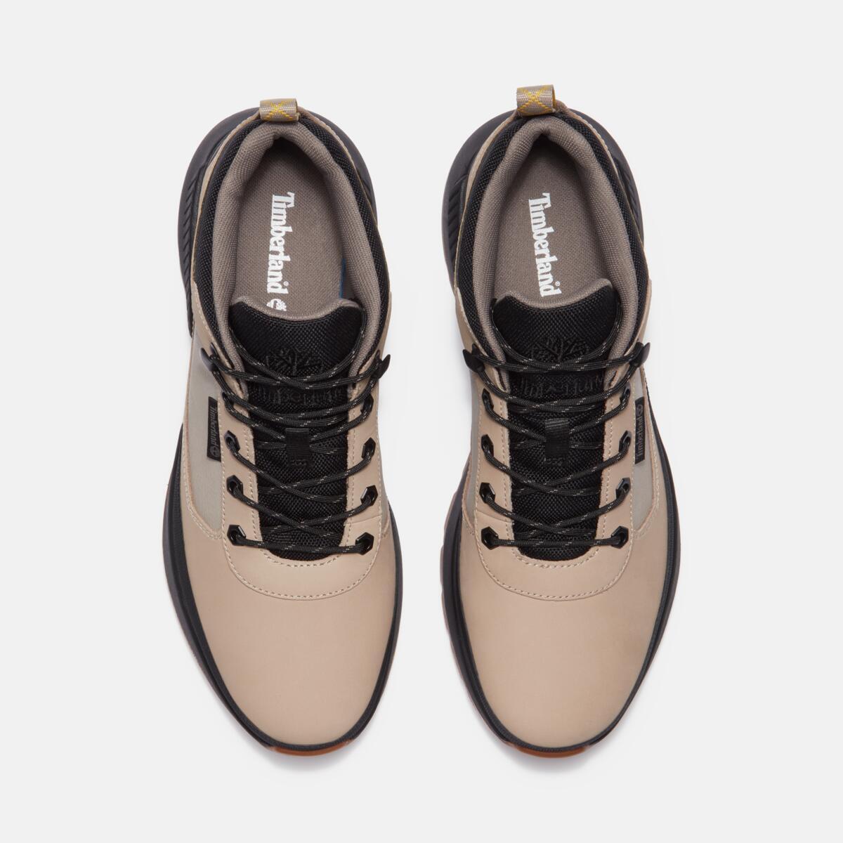 TIMBERLAND Men's Field Trekker Mid Light Taupe Nubuck - Image 3