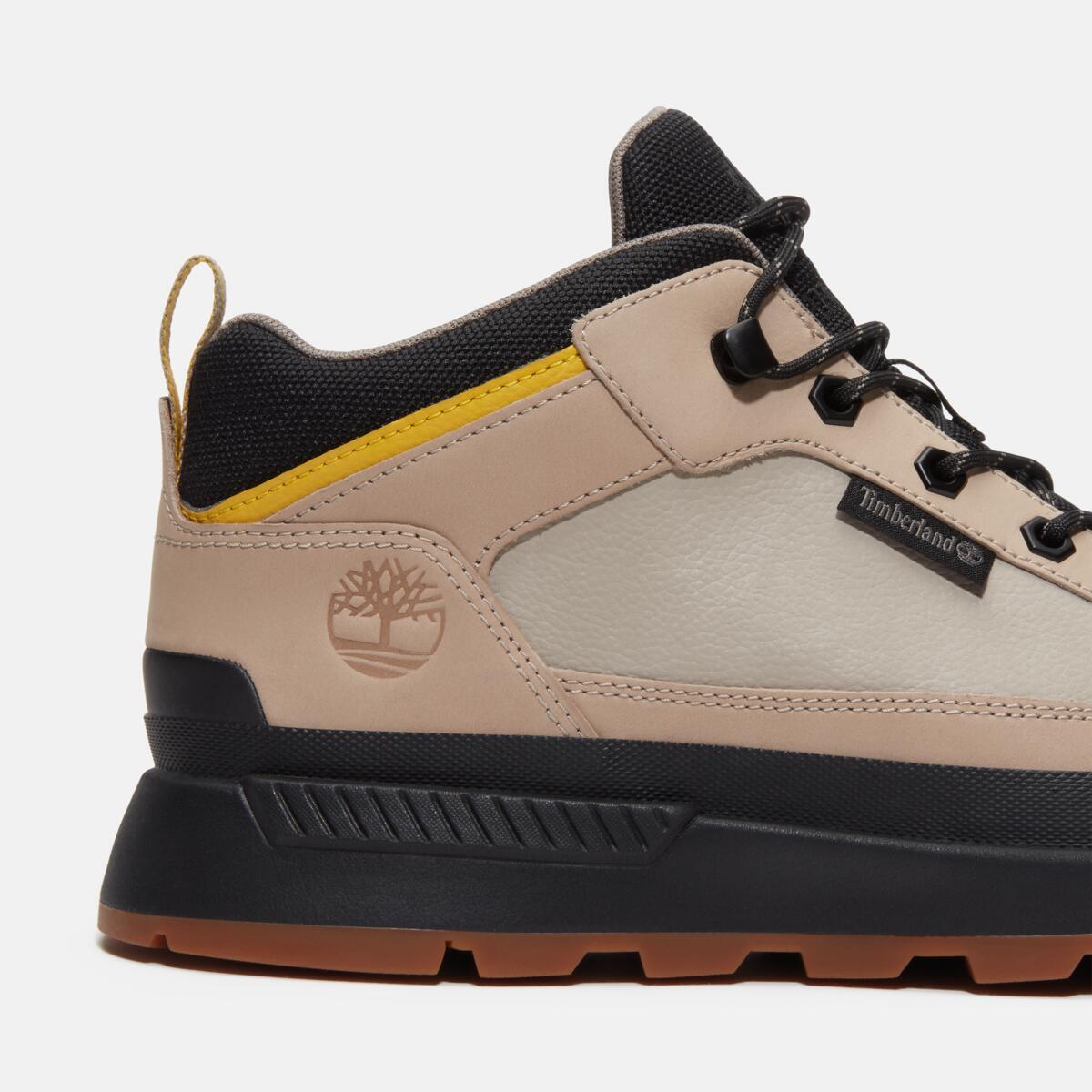 TIMBERLAND Men's Field Trekker Mid Light Taupe Nubuck - Image 7
