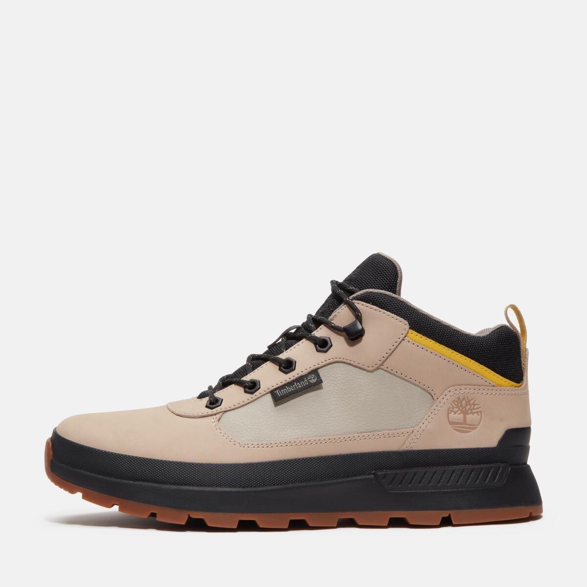 TIMBERLAND Men's Field Trekker Mid Light Taupe Nubuck - Image 8