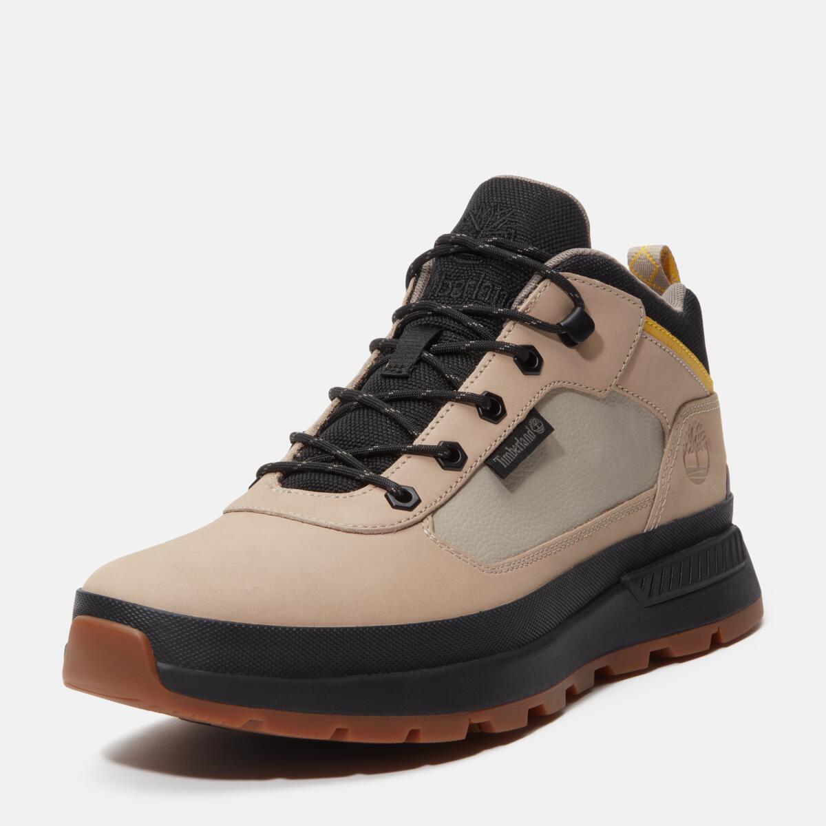 TIMBERLAND Men's Field Trekker Mid Light Taupe Nubuck - Image 9