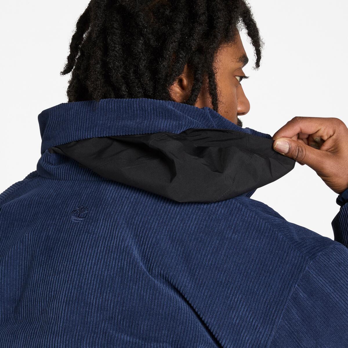 TIMBERLAND Men's Goose Eye Waterproof Corduroy Jacket Peacoat - Image 4