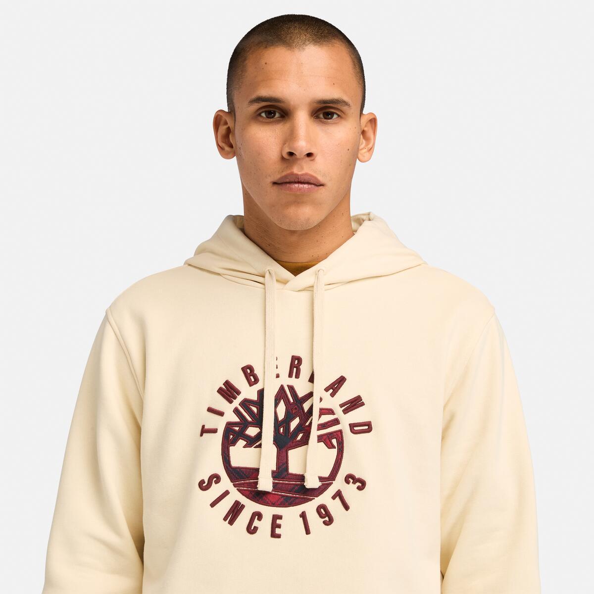 TIMBERLAND Men's Graphic Hoodie Angora - Image 3