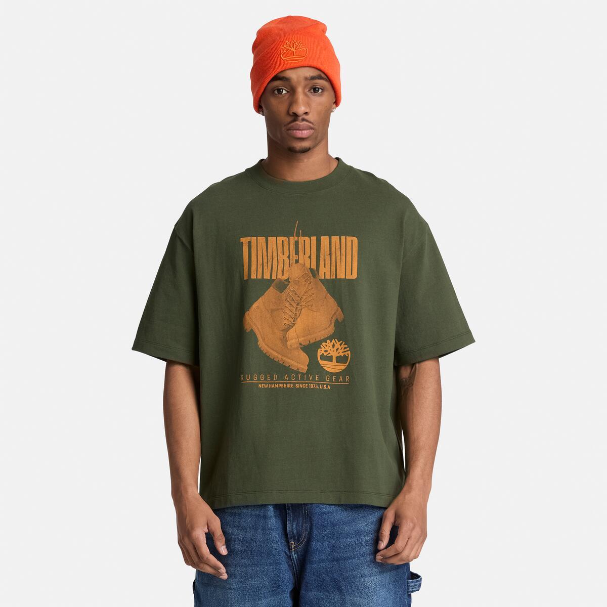 TIMBERLAND Men's Graphic Tee Duffel Bag - Image 1