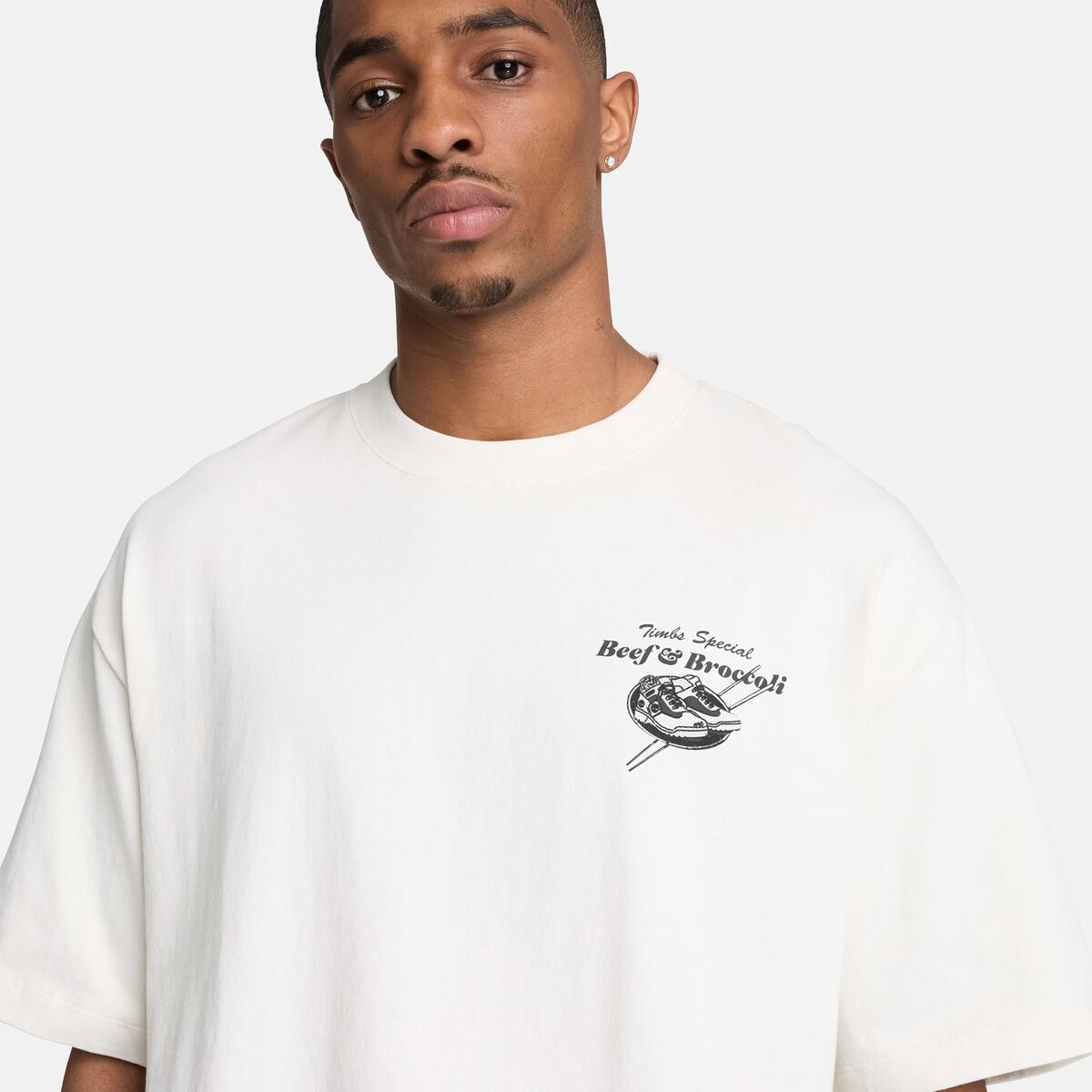 TIMBERLAND Men's Graphic Tee Vintage White - Image 4