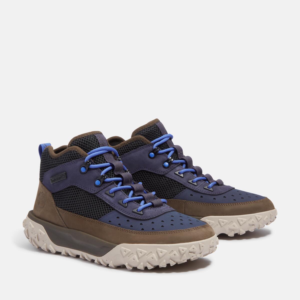 TIMBERLAND Men's Greenstride Motion 6 Mid Dark Blue Nubuck - Image 2