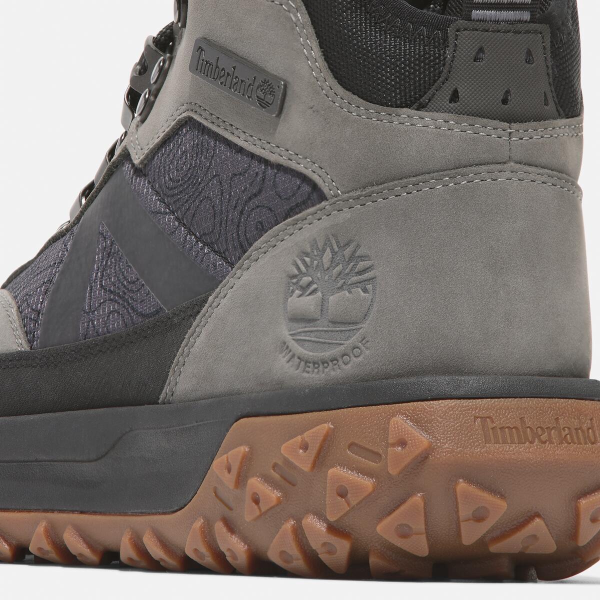 TIMBERLAND Men's Greenstride Motion 6 Waterproof Boot Medium Grey Nubuck - Image 7