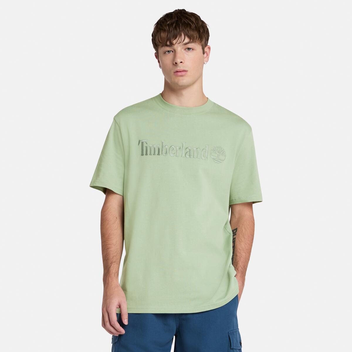 TIMBERLAND Men's Hampthon Tee Green Bay - Image 1