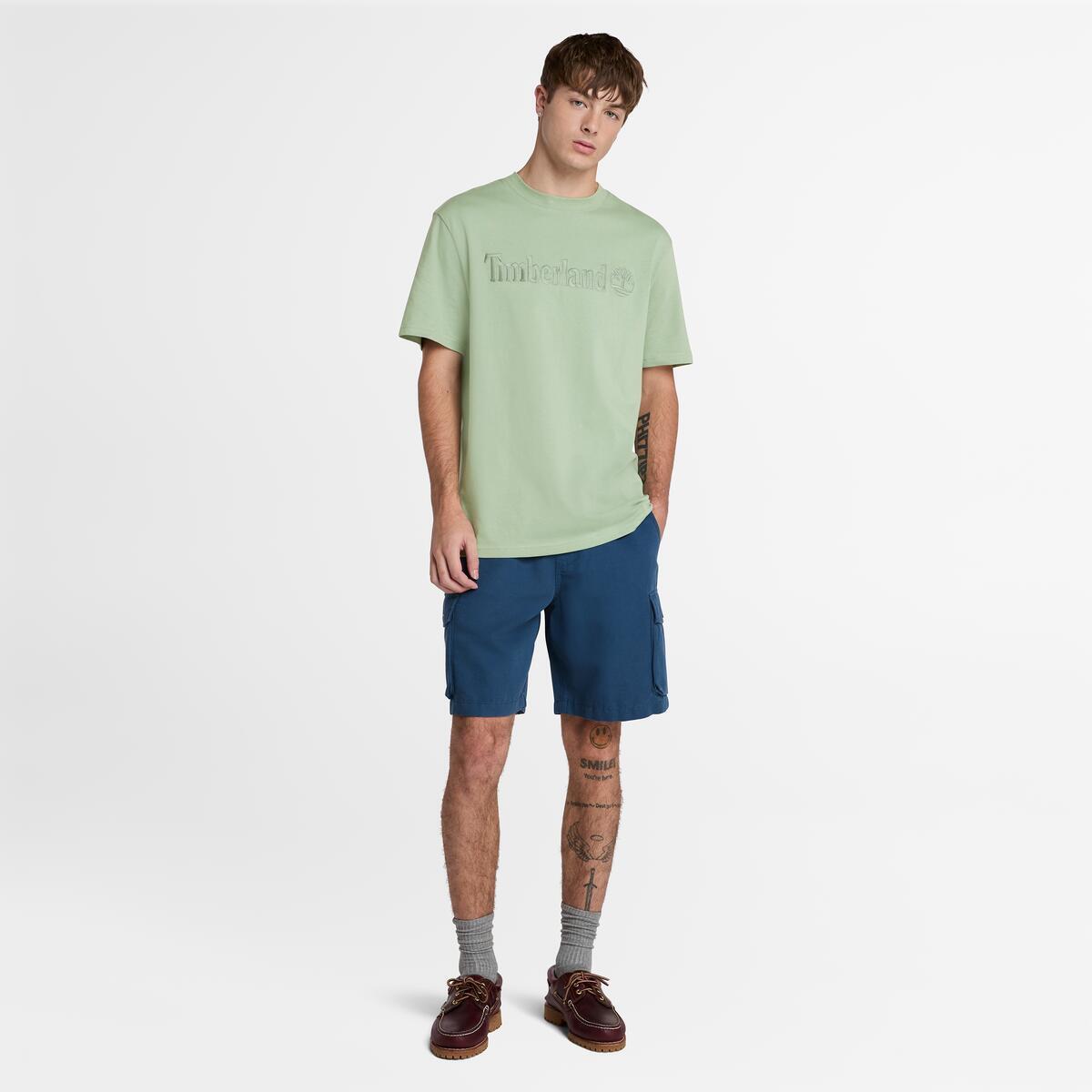 TIMBERLAND Men's Hampthon Tee Green Bay - Image 2