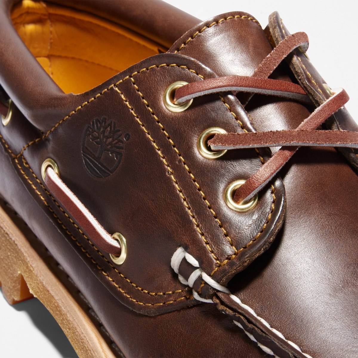 TIMBERLAND Men's Heritage 3-Eye Classic Lug Medium Brown Full-Grain - Image 0
