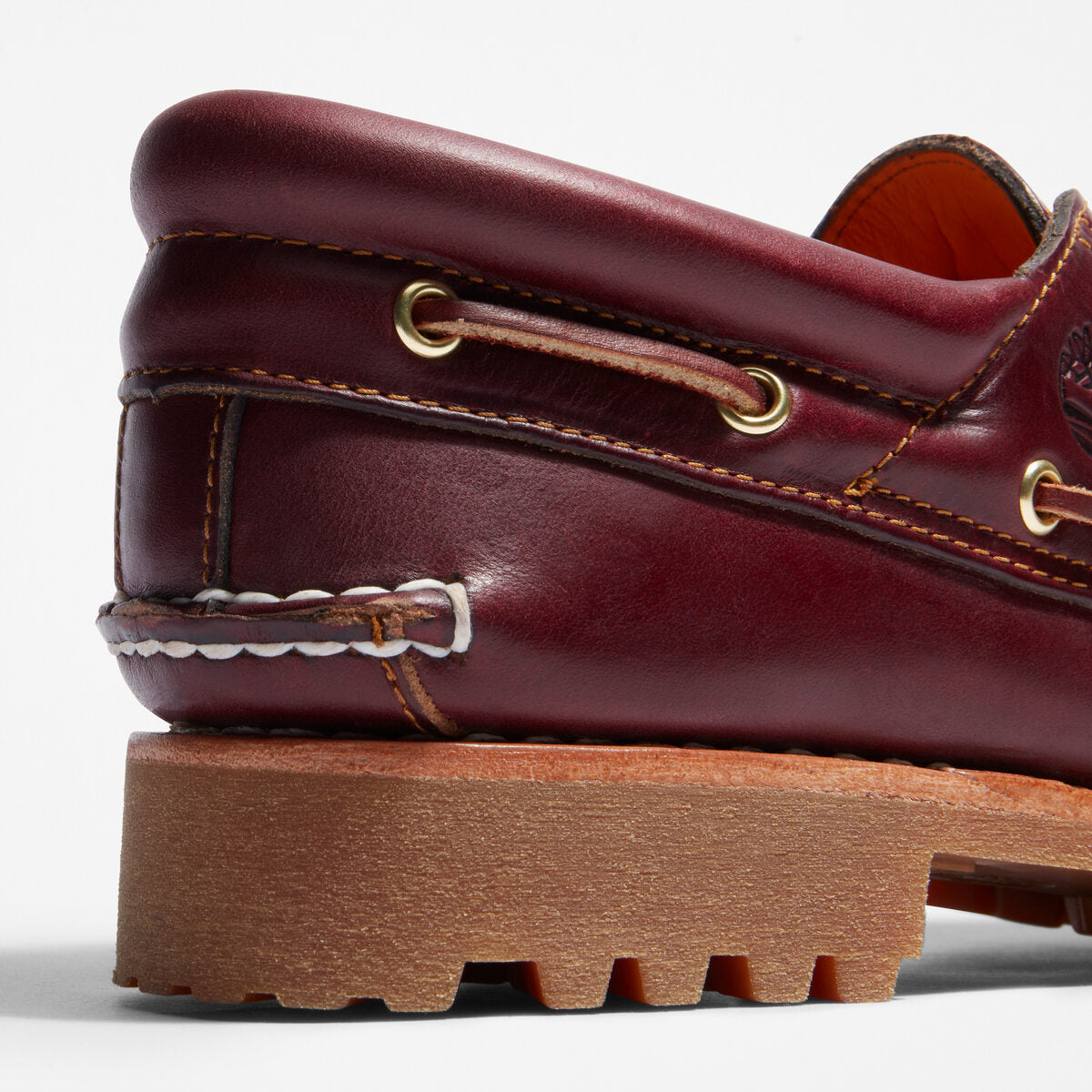 TIMBERLAND Men's Heritage 3-Eye Classic Lug Burgundy Full Grain - Image 4