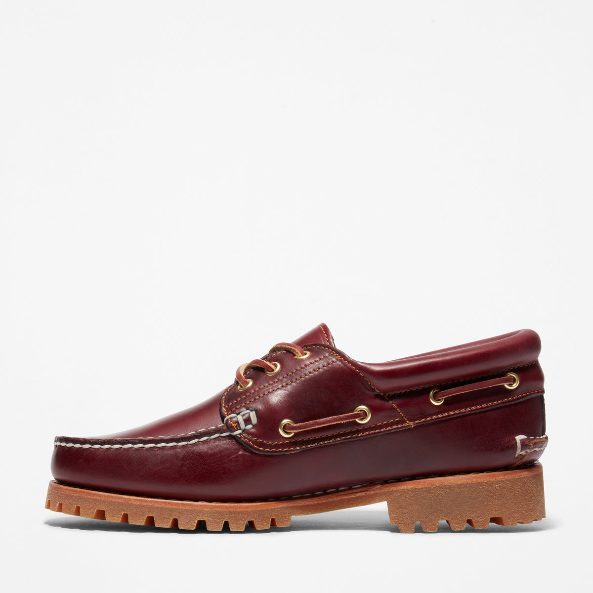 TIMBERLAND Men's Heritage 3-Eye Classic Lug Burgundy Full Grain - Image 5