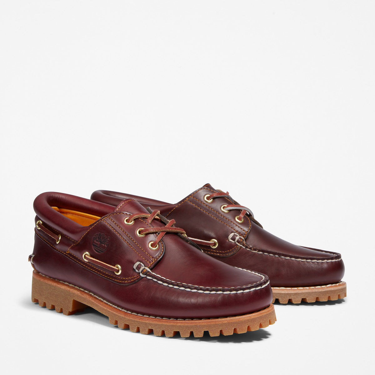 TIMBERLAND Men's Heritage 3-Eye Classic Lug Burgundy Full Grain - Image 7