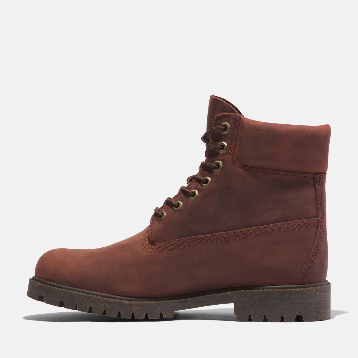 TIMBERLAND Men's Heritage 6-Inch Waterproof Boot Medium Brown Full Grain - Image 6