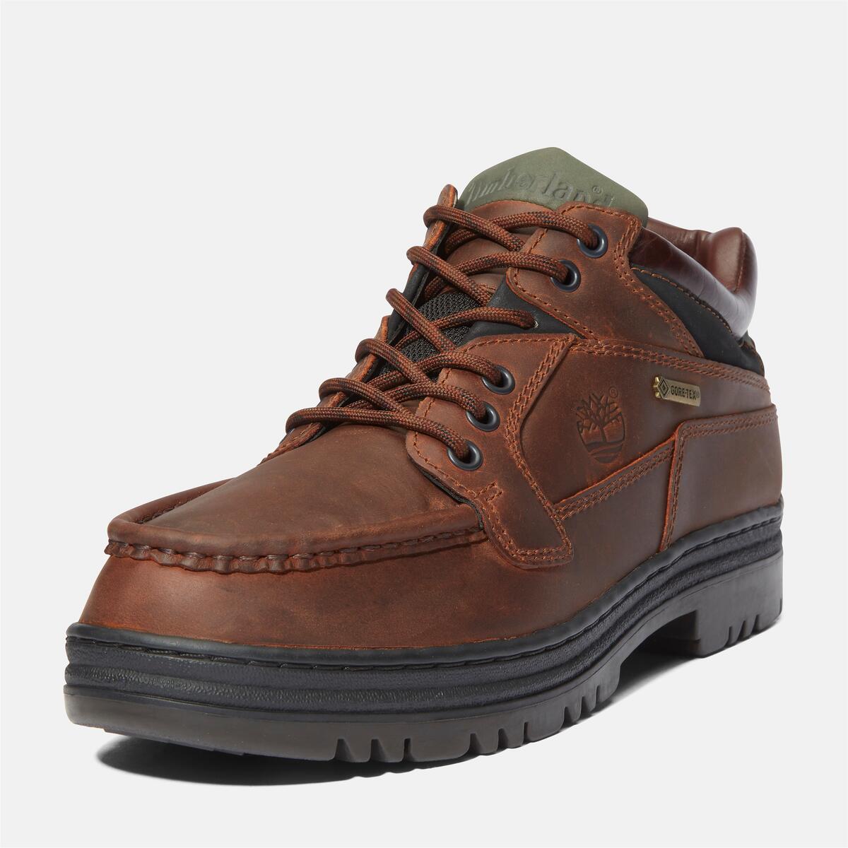 TIMBERLAND Men's Heritage Moc Toe GTX Chukka Brown - Image 9