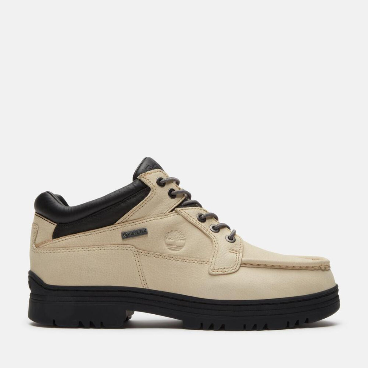 TIMBERLAND Men's Heritage Moc Toe GTX Chukka Light Beige Full Grain - Image 1