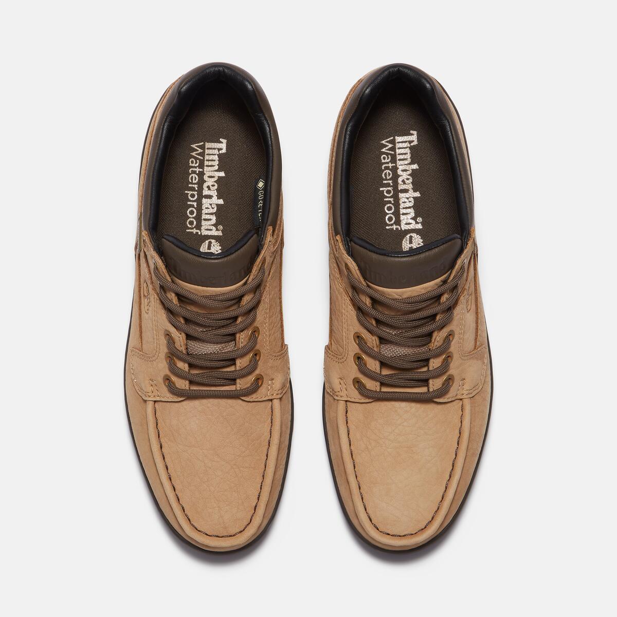TIMBERLAND Men's Heritage Moc Toe GTX Chukka Medium Brown Nubuck - Image 3