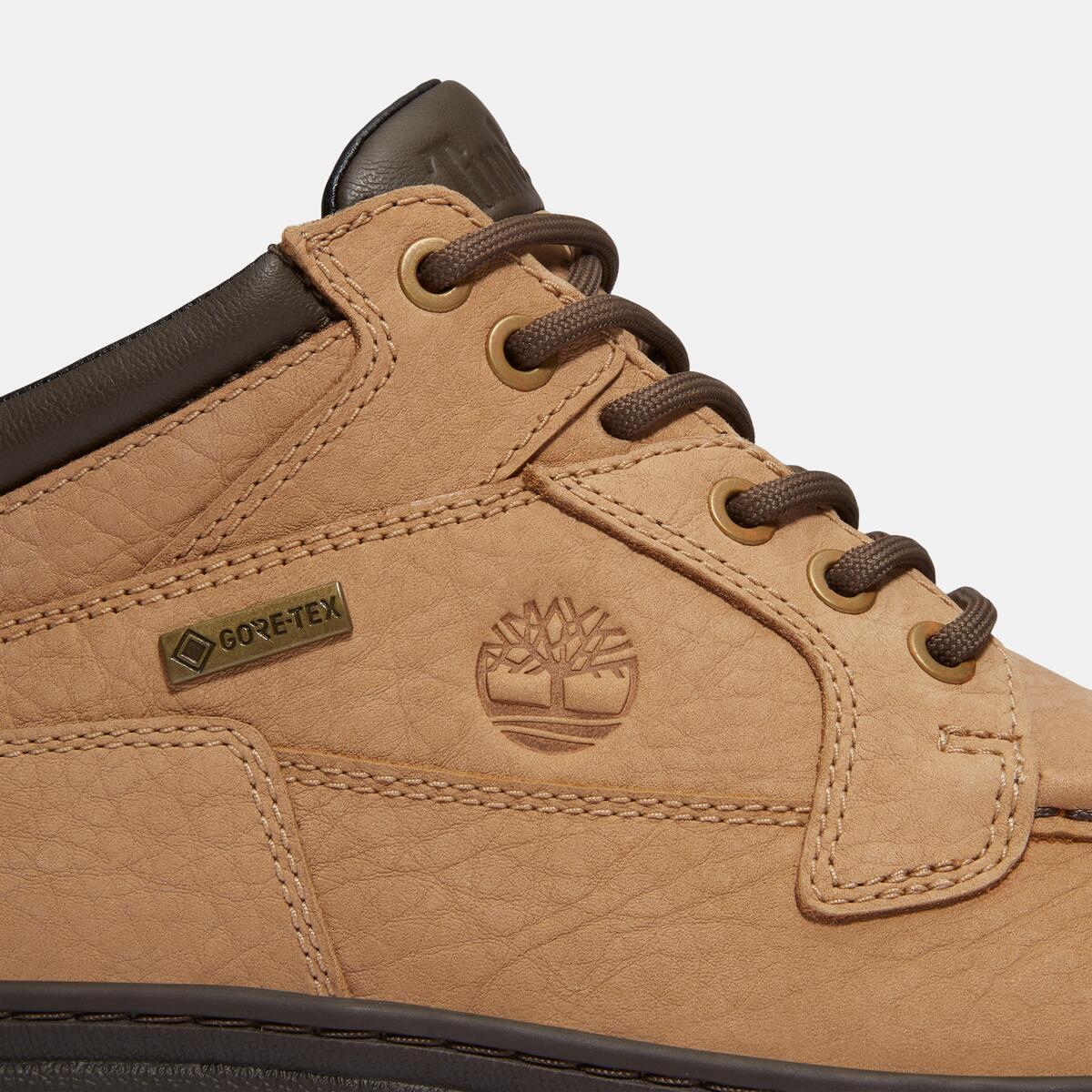 TIMBERLAND Men's Heritage Moc Toe GTX Chukka Medium Brown Nubuck - Image 7