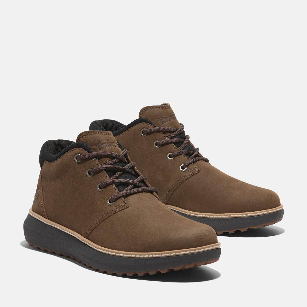 TIMBERLAND Men's Hudson Road Chukka Dark Brown Nubuck - Image 2