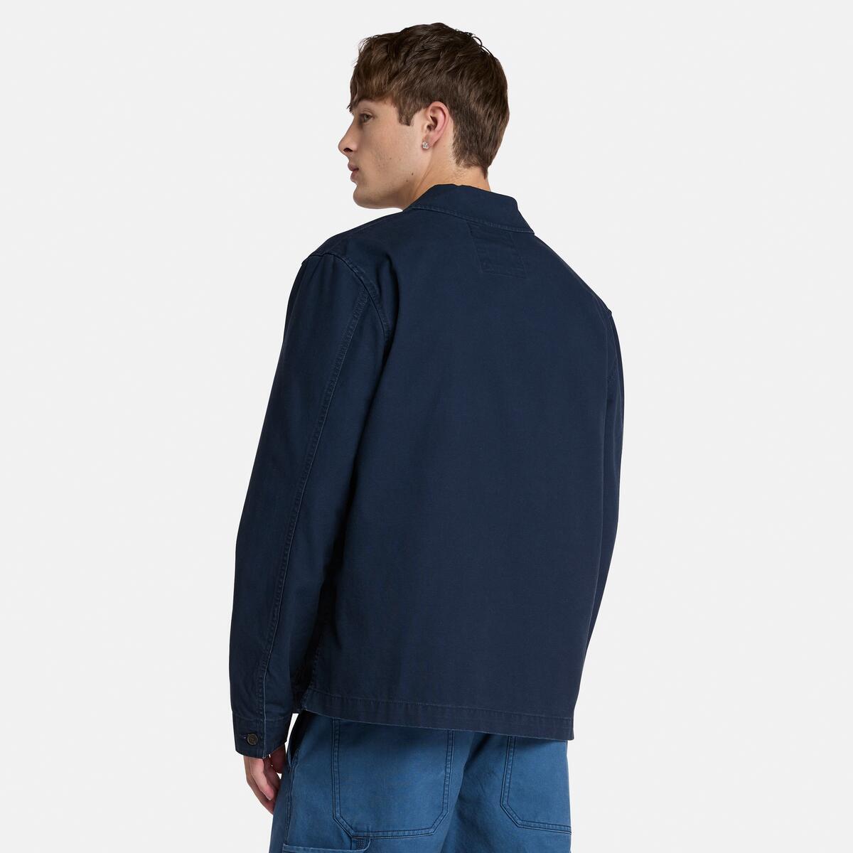 TIMBERLAND Men's Kempshire Washed Canvas Jacket Dark Sapphire - Image 4