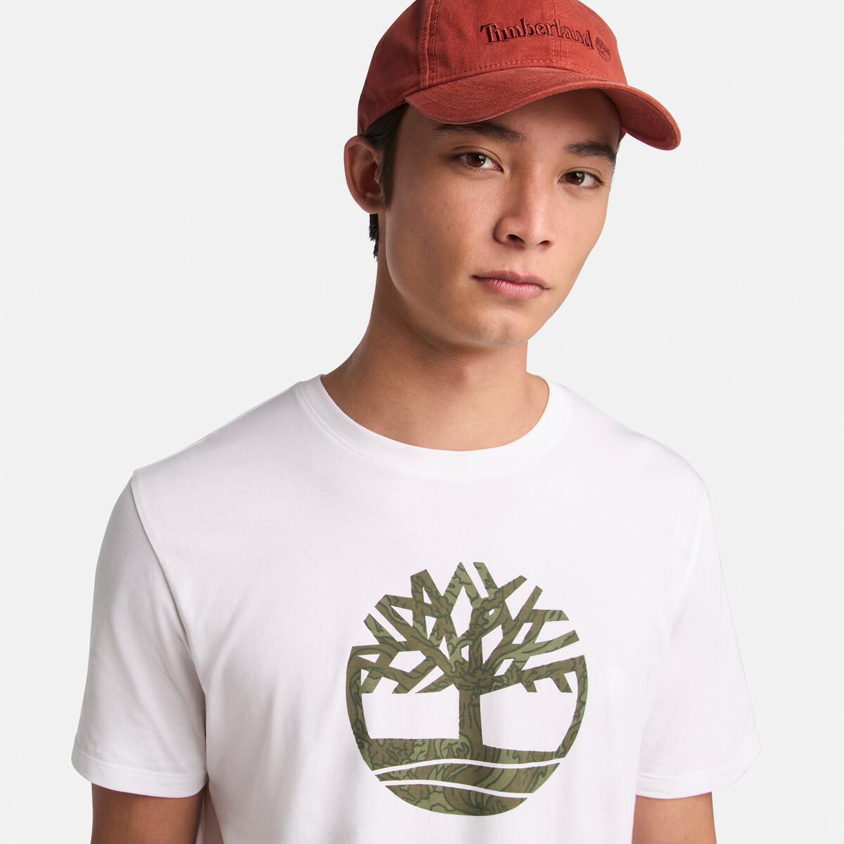 TIMBERLAND Men's Kennebec River Tee White - Image 3