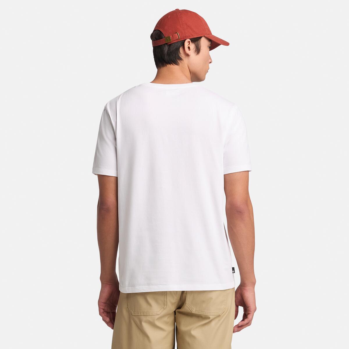 TIMBERLAND Men's Kennebec River Tee White - Image 4