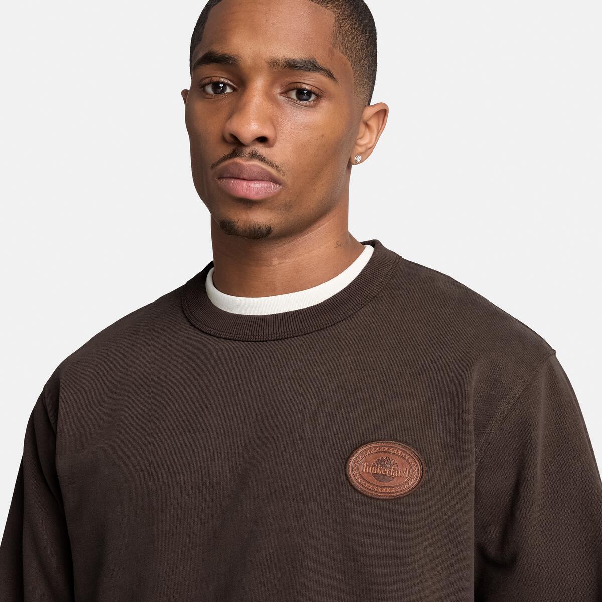 TIMBERLAND Men's Leather Patch Crew Mole - Image 3