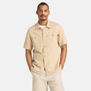 Men's Linen Utility Overshirt