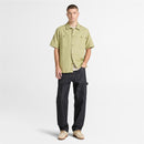 Men's Linen Utility Overshirt