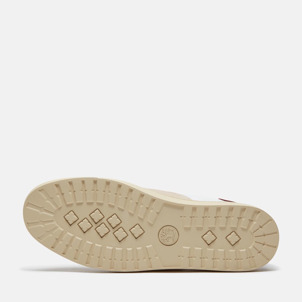 TIMBERLAND Men's Lisbon Street Low White Full Grain with Blue - Image 4