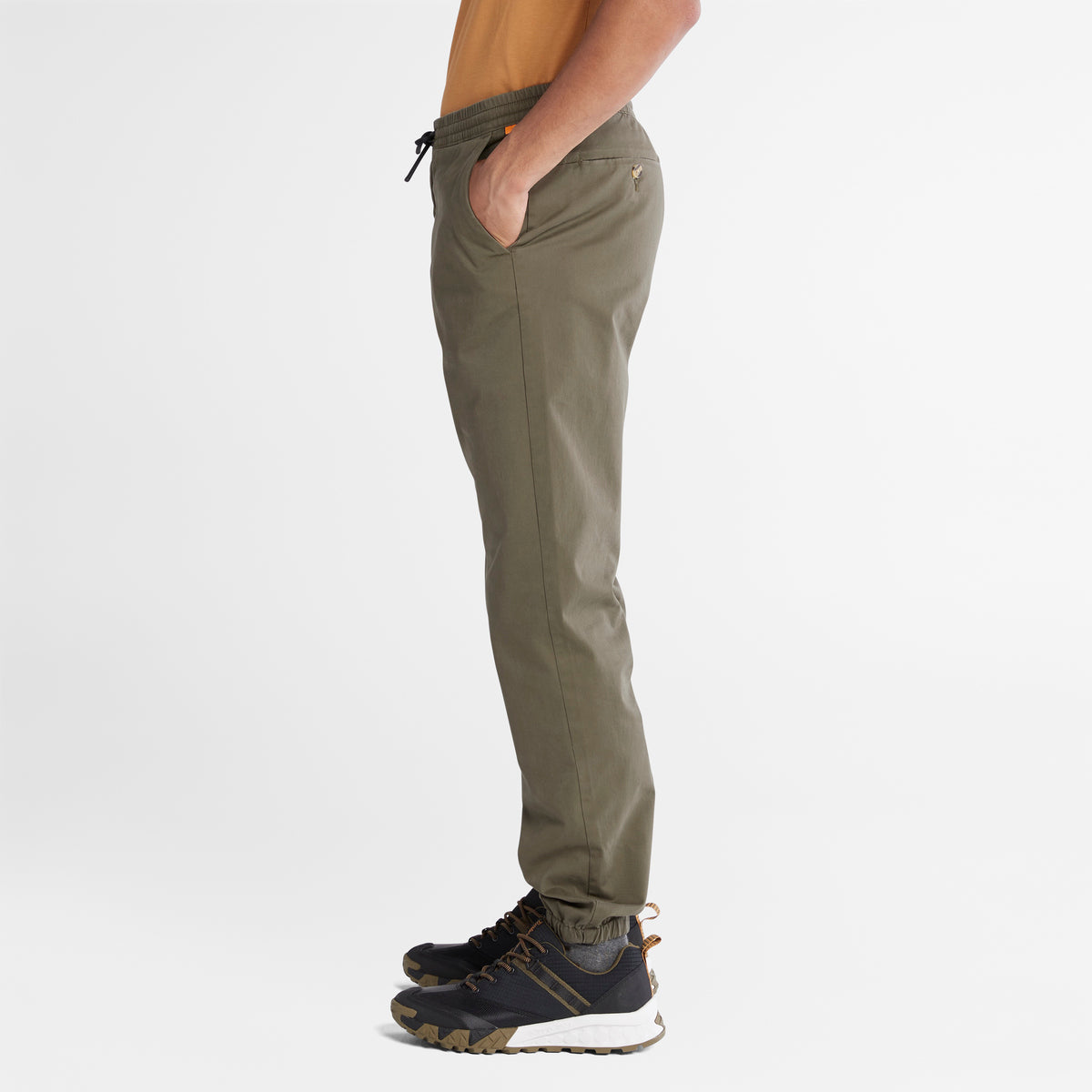 TIMBERLAND Men's Lovell Lake Slim Tapered Jogger Pant Grape Leaf - Image 4