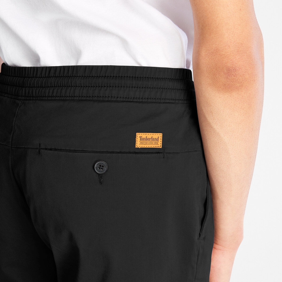 TIMBERLAND Men's Lovell Lake Slim Tapered Jogger Pant Black - Image 2