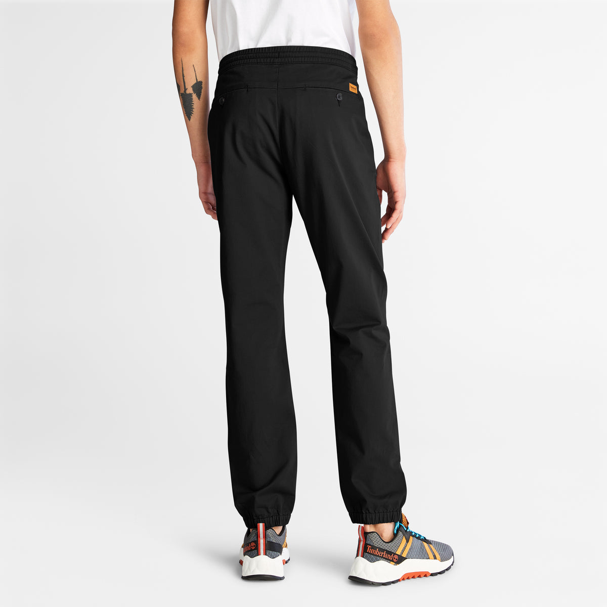 TIMBERLAND Men's Lovell Lake Slim Tapered Jogger Pant Black - Image 6