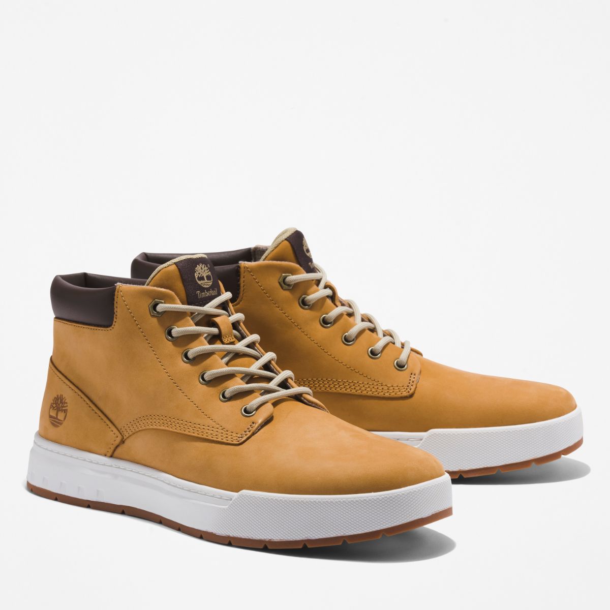TIMBERLAND Men's Maple Grove Chukka Wheat Nubuck - Image 2