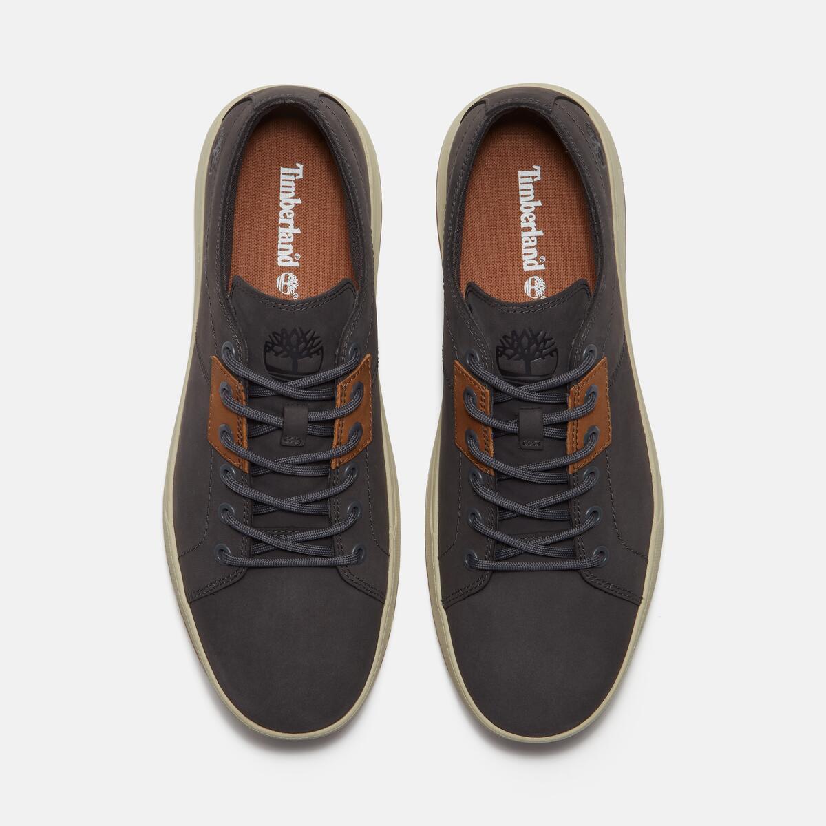TIMBERLAND Men's Maple Grove Low Dark Grey Nubuck - Image 3