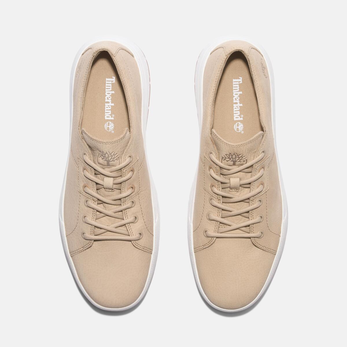 TIMBERLAND Men's Maple Grove Oxford Light Beige Nubuck - Image 3