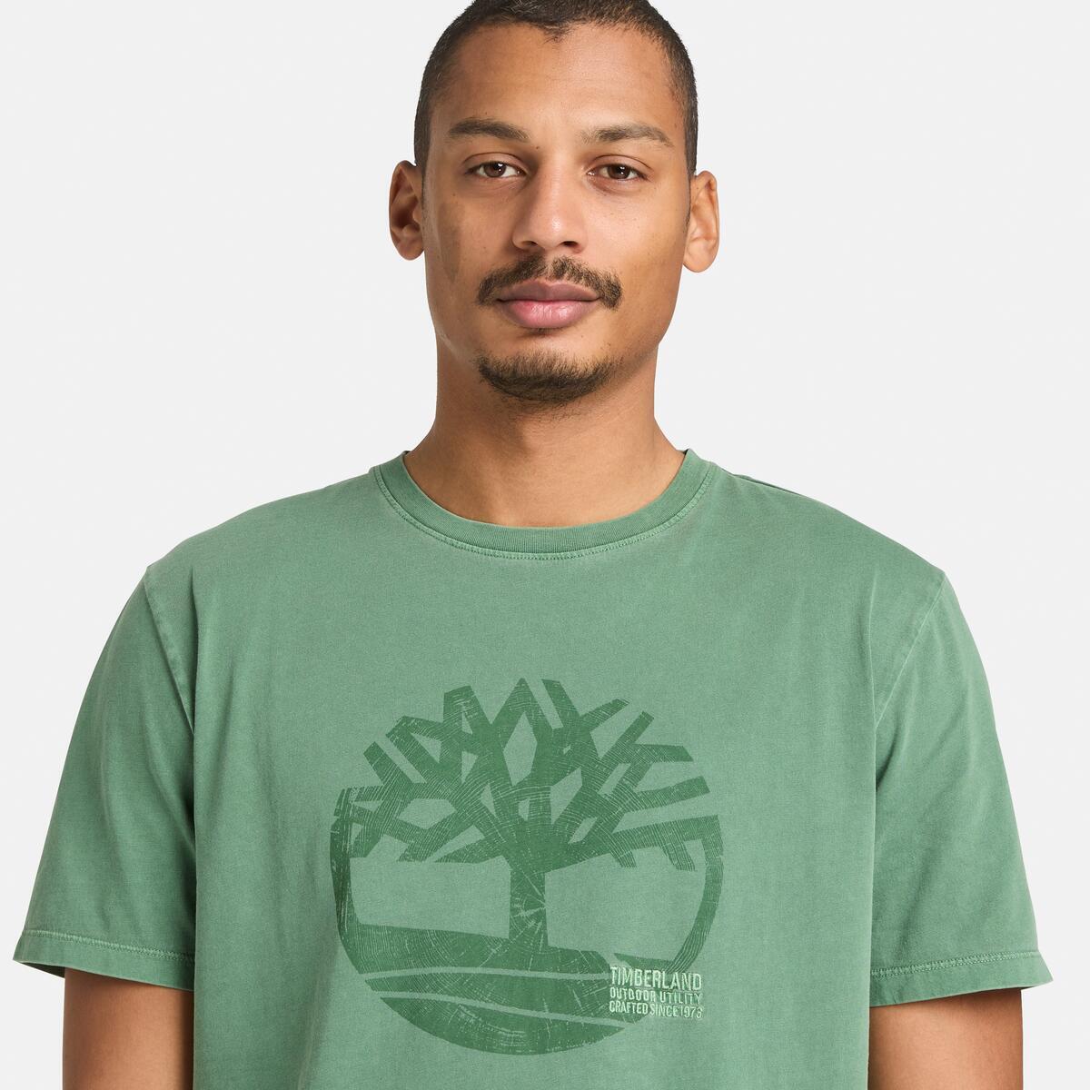 TIMBERLAND Men's Merrymack River Graphic Tee Myrtle - Image 3