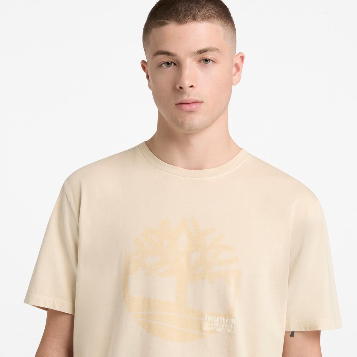 TIMBERLAND Men's Merrymack River Graphic Tee Putty - Image 3