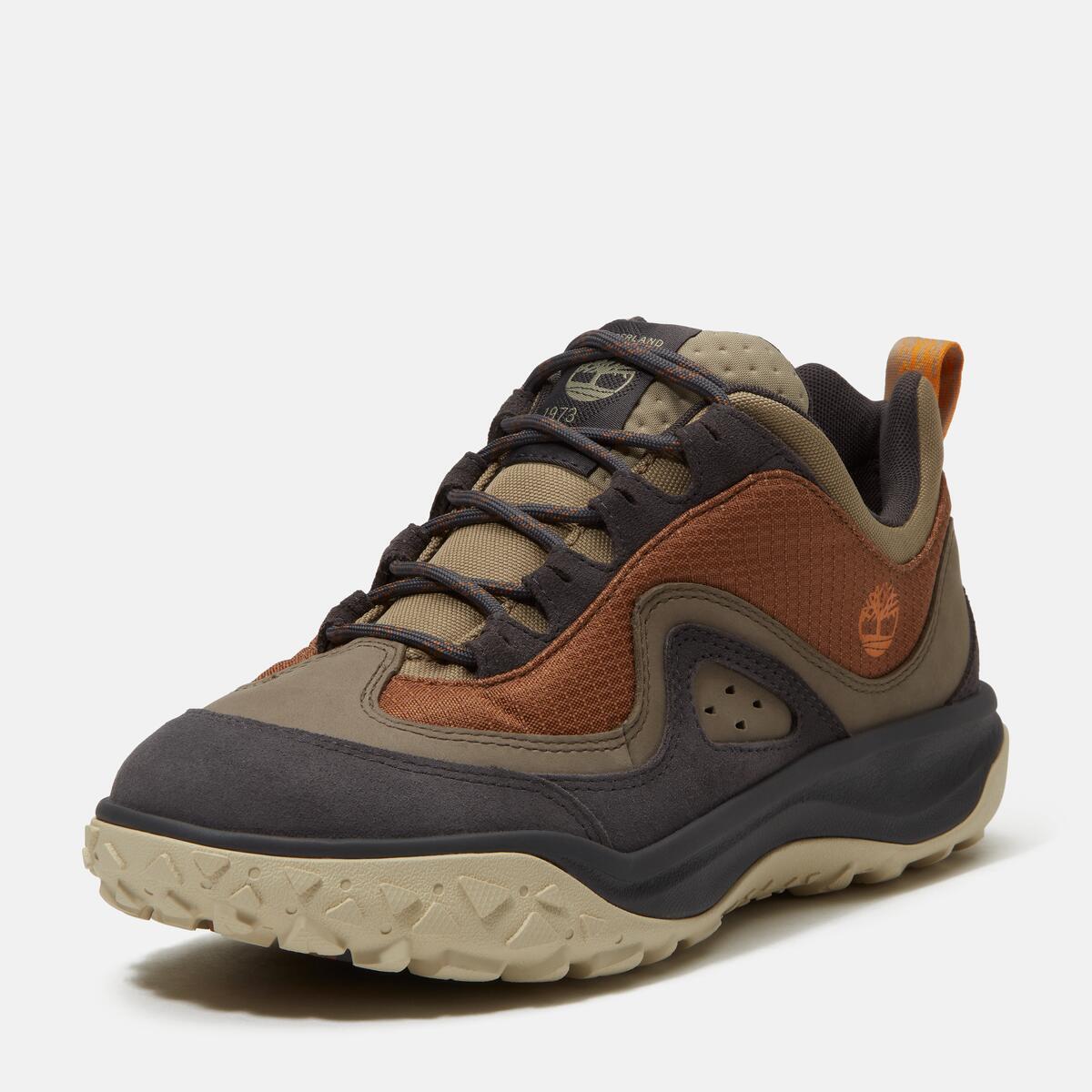 TIMBERLAND Men's Motion 7 Waterproof Low Medium Brown Nubuck - Image 2