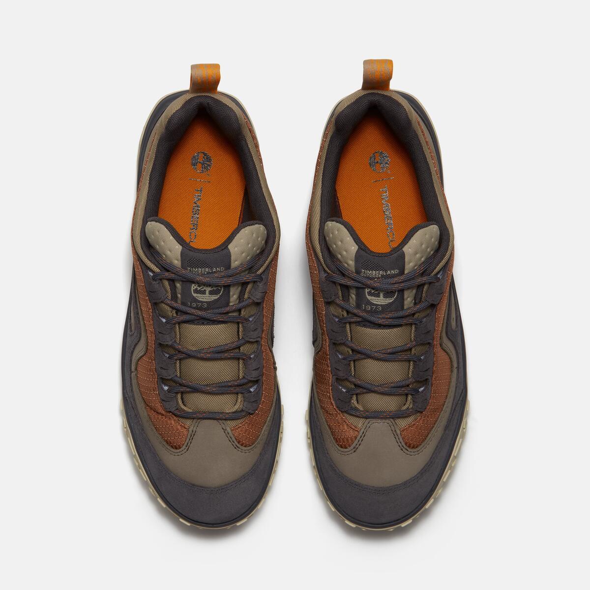 TIMBERLAND Men's Motion 7 Waterproof Low Medium Brown Nubuck - Image 4